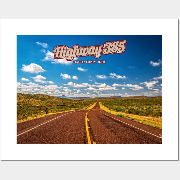 Highway 385 Brewster County Wall Art by Gestalt Imagery